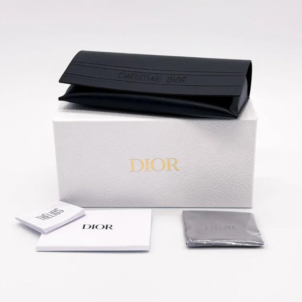 NEW DIOR SUNGLASSES DIOR  DIORSIGNATURE B5I 18A0 BLACK HAVANA EYEWEAR - Picture 4 of 4